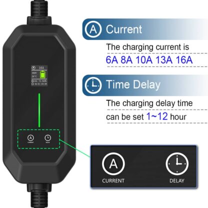 מטען EV נייד 11kW (תלת פאזי) - SPJ2