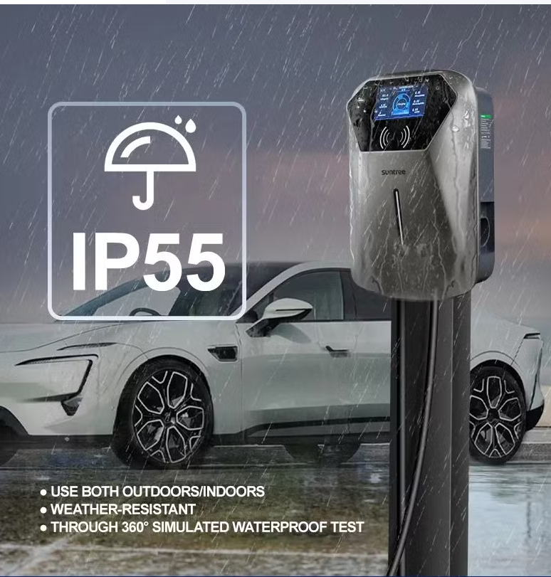 מטען רכב חשמלי Suntree 7kW | עמדת טעינה חכמה לבית ולעסק