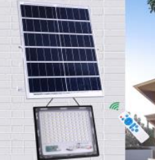 פנס הצפה סולארי LED עוצמתי – 200W (לבן קר)