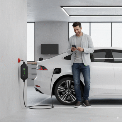 ⁦מטען EV נייד 11kW (תלת פאזי) - SUNTREE⁩ – תמונה ⁦5⁩