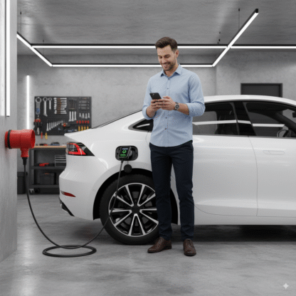 ⁦מטען EV נייד 11kW (תלת פאזי) - SUNTREE⁩ – תמונה ⁦6⁩
