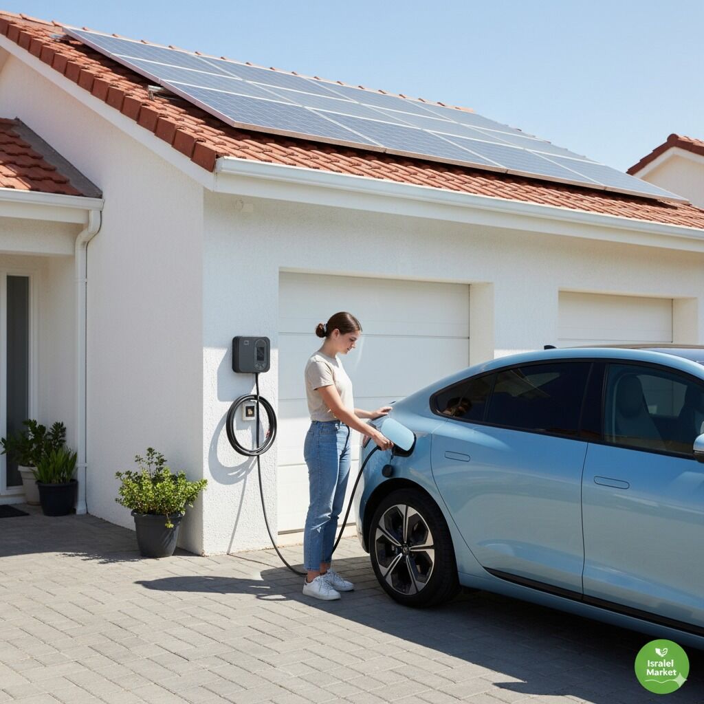 כבל לעמדות טעינה ציבוריות Type 2 ל-Type 2 – 22kW – תמונה 5