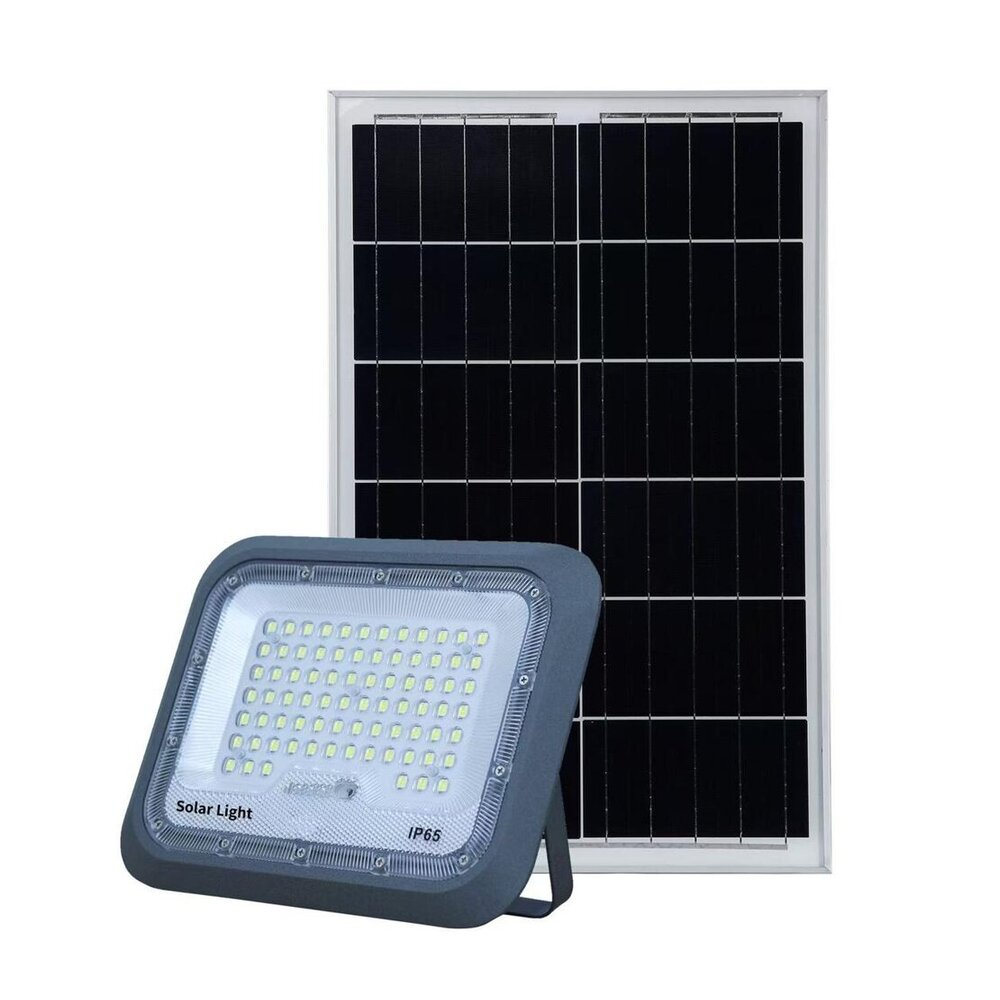 פנס הצפה סולארי סדרה GFL – פאנל 25W עד 120W, סוללת LiFePO4 ושלט